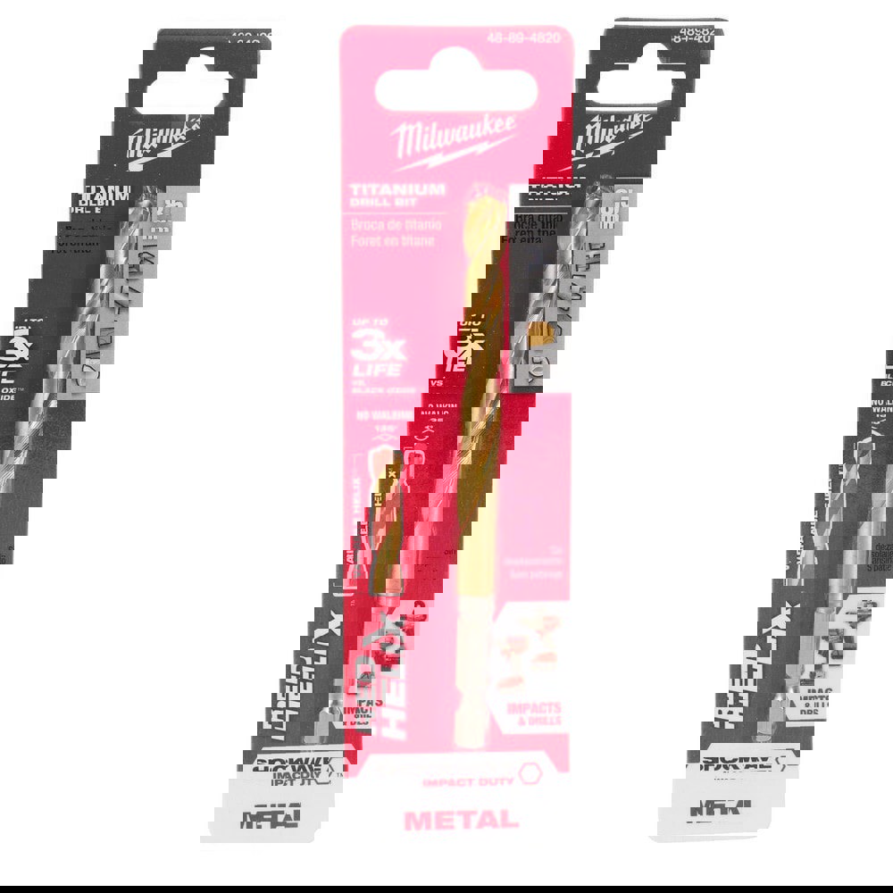 Jobber Drill: 8.50 mm Dia, 135 deg Point, High Speed Steel